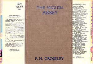 "The English Abbey: Its Life And Work In The Middle Ages" 1949 CROSSLEY, F.H.