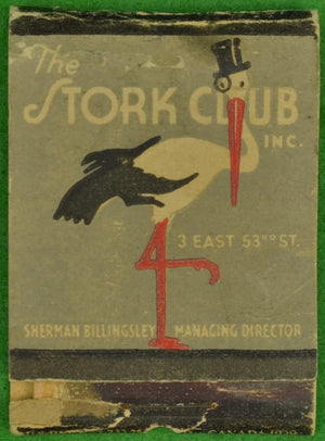 The Stork Club Matchbook