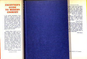 "The World's Greatest Cookery Book: A Guide To Modern Cookery" 1966 ESCOFFIER, G.A.