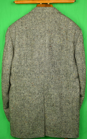 "Brooks Brothers Grey Donegal Scottish Shetland Tweed Sport Jacket" Sz: 46L (SOLD)