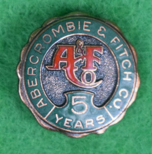 "Abercrombie & Fitch Co 5 Years Service Cloisonne Enamel Pin" (SOLD)