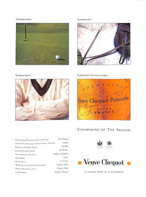 "The Veuve Clicquot Handbook To The Season" 1994