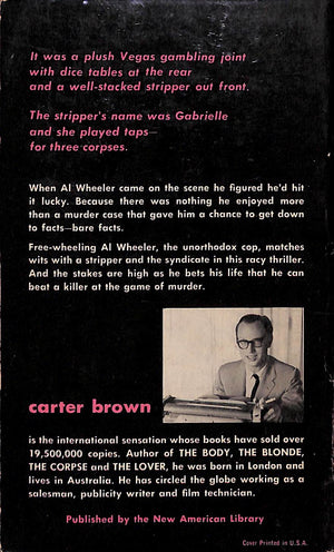 "The Mistress" 1959 BROWN, Carter