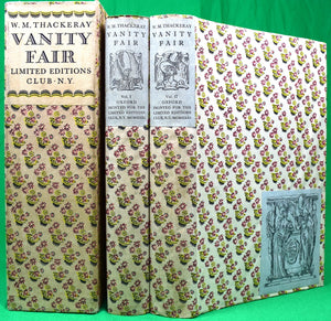 "Vanity Fair: A Novel Without A Hero" 1931 THACKERAY, William Makepeace (SOLD)