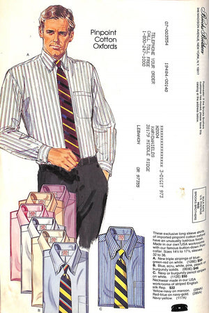 "Brooks Brothers Fall 1987 Selections for Men, Women and Boys" (SOLD)