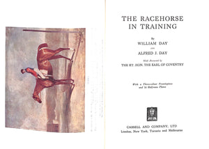 "The Racehorse In Training" 1925 DAY, William and Alfred J.
