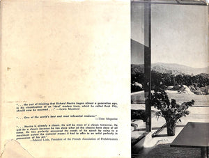 "Richard Neutra On Building Mystery & Realities Of The Site" 1951 (INSCRIBED)