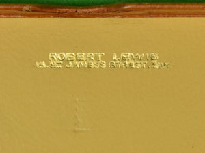 Robert Lewis 19 St. James's Street SWI Pigskin Cigarette Case