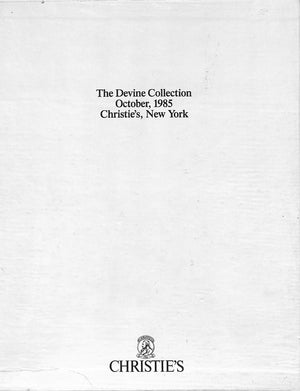 "The Devine Collection 3 Vol Slipcase" 1985 Christie's