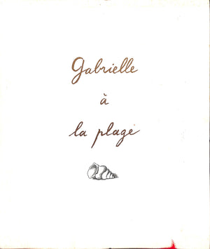 "Gabrielle A La Plage" 1996