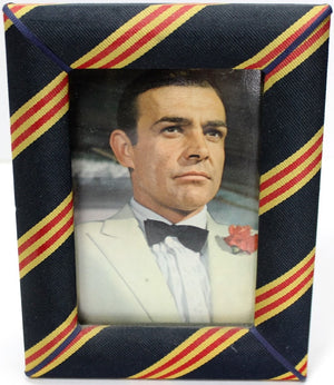 "Brooks Brother Repp Stripe-Lined '007' Photo Frame" (SOLD)
