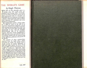 "The World's Game" 1957 THOMAS, Hugh