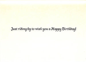 "Paul Brown Fox-Hunt Birthday Card w/ Envelope"
