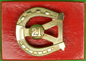 The "21" Club Brass Belt Buckle