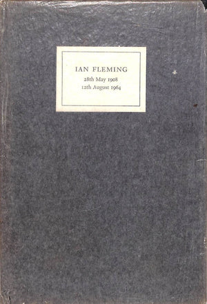 "Address Given At The Memorial Service For Ian Fleming" PLOMER, William
