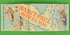 "St Paul c1940s Fly-Fishing Matchbook" (SOLD)