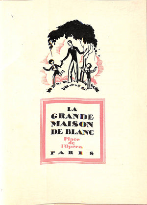 "La Grande Maison De Blanc Paris" 1930