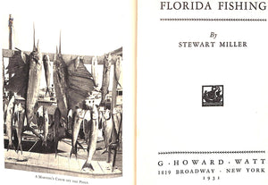 "Florida Fishing" 1931 MILLER, Stewart