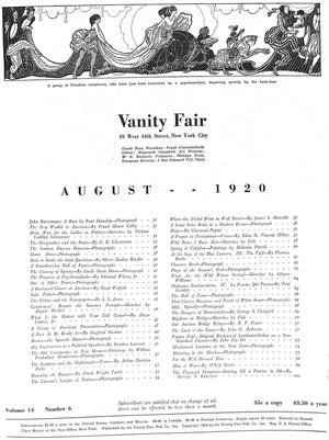Vanity Fair August 1920