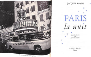 "Paris La Nuit" 1956 ROBERT, Jacques