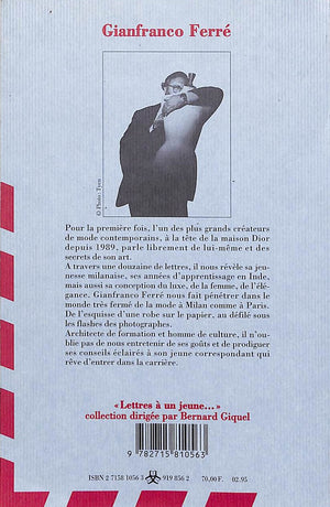 "Lettres a un jeune couturier" Ferre, Gianfranco