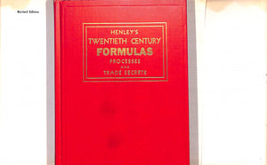 "Henley's Twentieth Century Book Of Formulas, Processes & Trade Secrets" HISCOX, Gardner D., M.E.