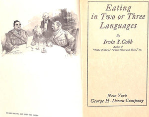 "Eating in Two or Three Languages" Cobb, Irvin S.