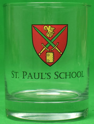 "Set x 4 St Paul's School Old-Fashioned Glasses"
