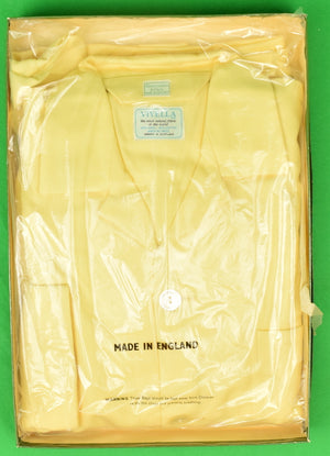 Abercrombie & Fitch Viyella Men's Yellow Pajamas Sz: B/ M (New/ Old Stock In A&F Box!)