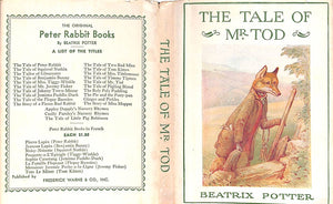 "The Tale Of Mr. Tod" 1939 POTTER, Beatrix