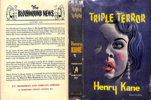 "Triple Terror: Three More Capers For Peter Chambers" KANE, Henry