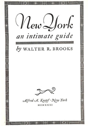 New York An Intimate Guide