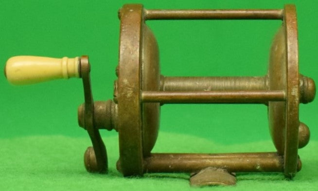 antique baitcasting fishing reels Abercrombie & Fitch Bait Casting c1940s Fishing Reel"