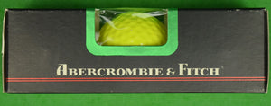 Abercrombie & Fitch 4 Boxed Set of A&F Monogram Yellow 12 Golf Balls (New in Box)