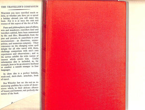 "The Traveller's Companion: A Travel Anthology" 1931 BLOOMFIELD, Paul & Millicent [compiled by]