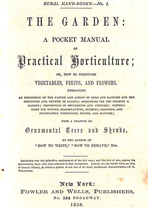 "The Garden: A Pocket Manual of Practical Horticulture"