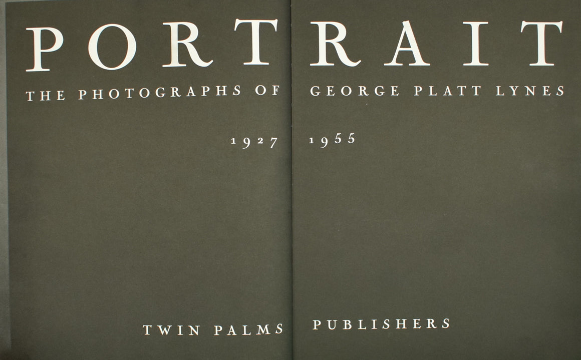 "Portrait: The Photographs Of George Platt Lynes 1927-1955" 1994 (SOLD)