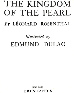"The Kingdom of The Pearl" ROSENTHAL, Leonard