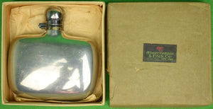 Abercrombie & Fitch c1920s Hip Flask Made in England (New/ Old Stock in A&F Box!)