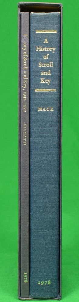 "A History Of Scroll And Key 1842-1942 by MACK, Maynard and 1942-1972" 1978 by GIAMATTI, A. Bartlett (SOLD)