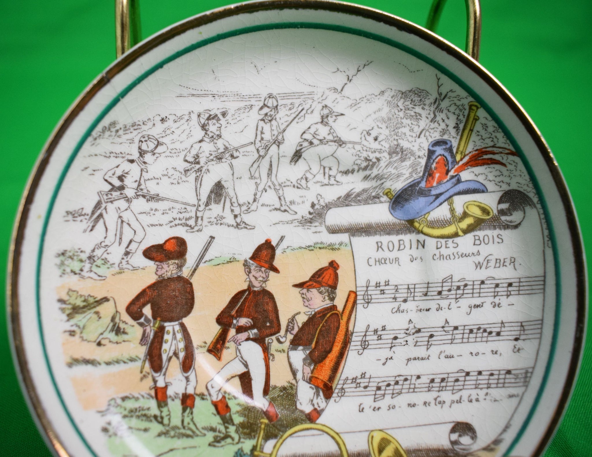 Robin des Bois 3 Huntsmen Plate Made in England for PV