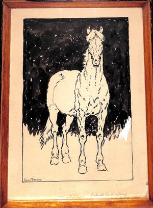 "Jock: The King's Pony w/ Original Cover Artwork by Paul Brown" 1936 JOHNS Rowland