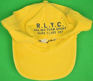 "Polo Ralph Lauren Yellow RLYC Yachting Cap" (SOLD)