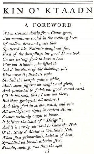 "Kin O'Ktaadn: Verse Stories Of The Plain Folk" 1904 DAY, Holman F.