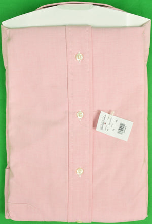 "Brooks Brothers Pink OCBD Dress Shirt" Sz: 16-34 (New w/ BB Tag)
