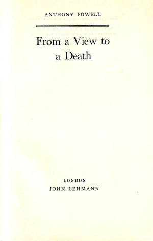 "From a View To A Death" 1948 POWELL, Anthony