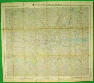 "A.A. Throughway Maps" 1929