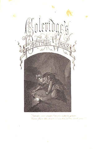"The Poetical Works Of Samuel T. Coleridge" 1873 ROSSETTI, William Michael