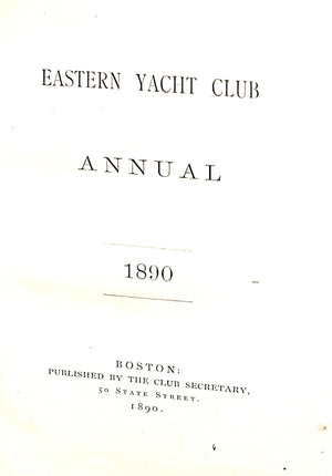 "Eastern Yacht Club 1890"