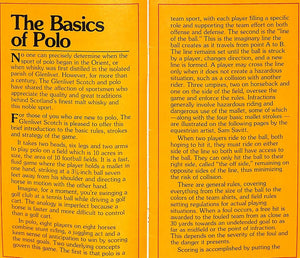 "The Glenlivet Scotch Guide To Polo" 1981